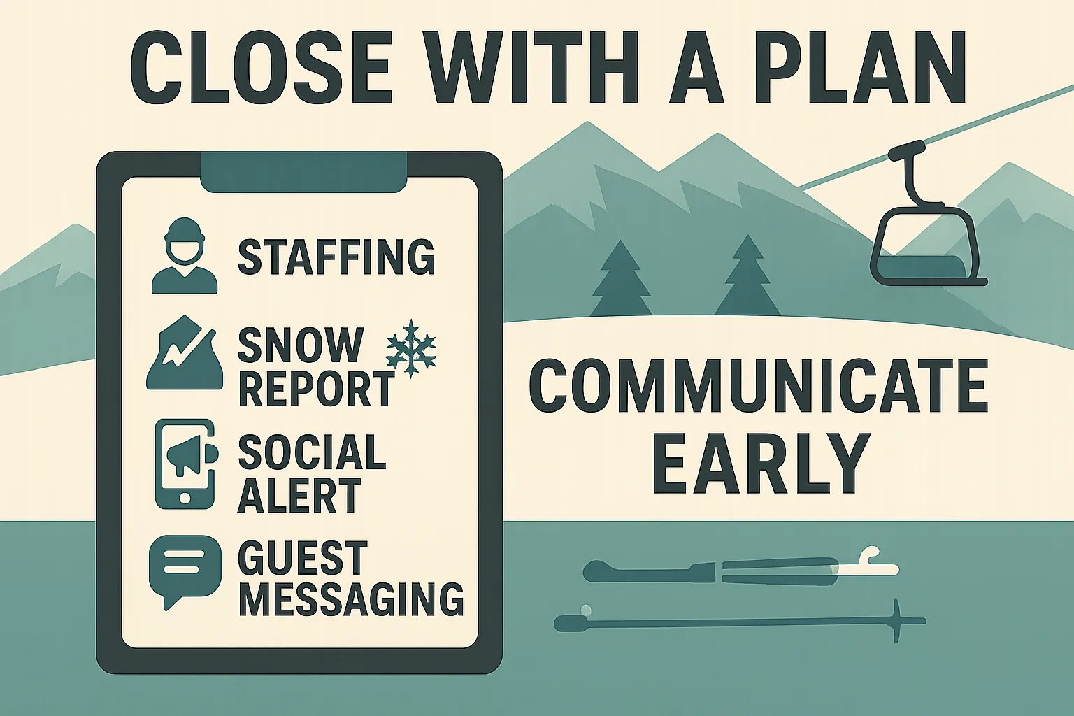 Closing day ops checklist