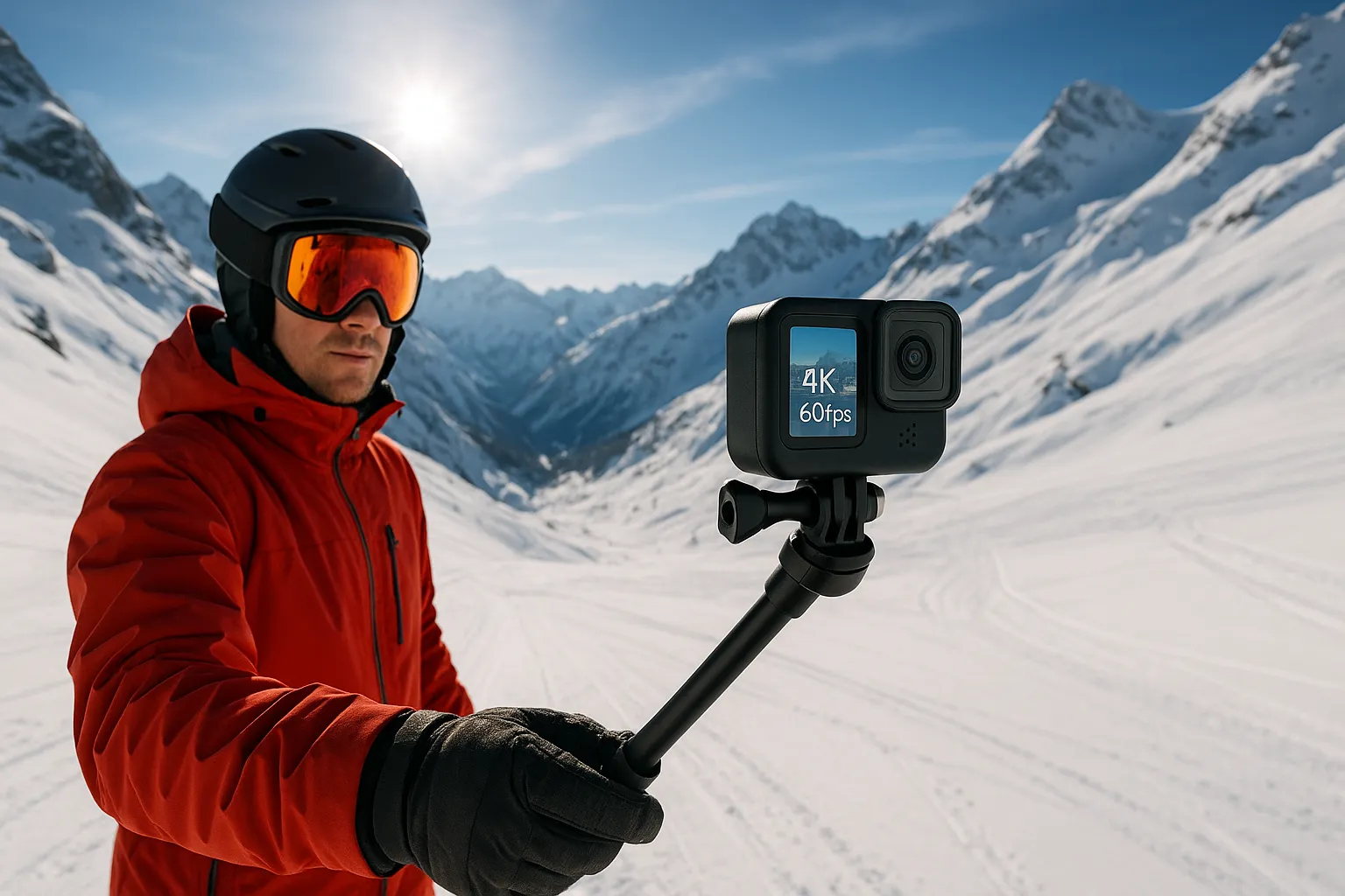 GoPro resolution and frame rate menu