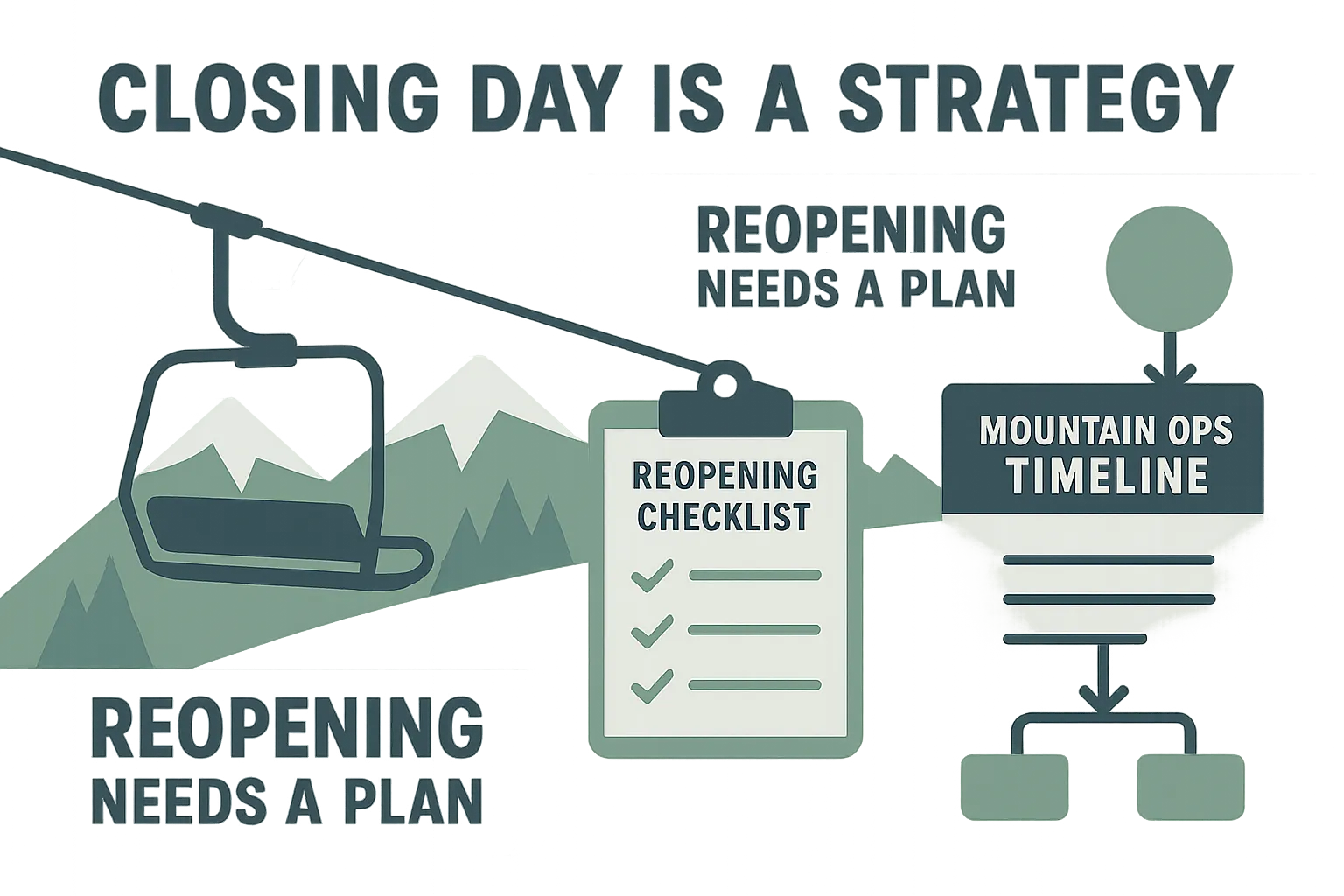 Closing day strategy infographic