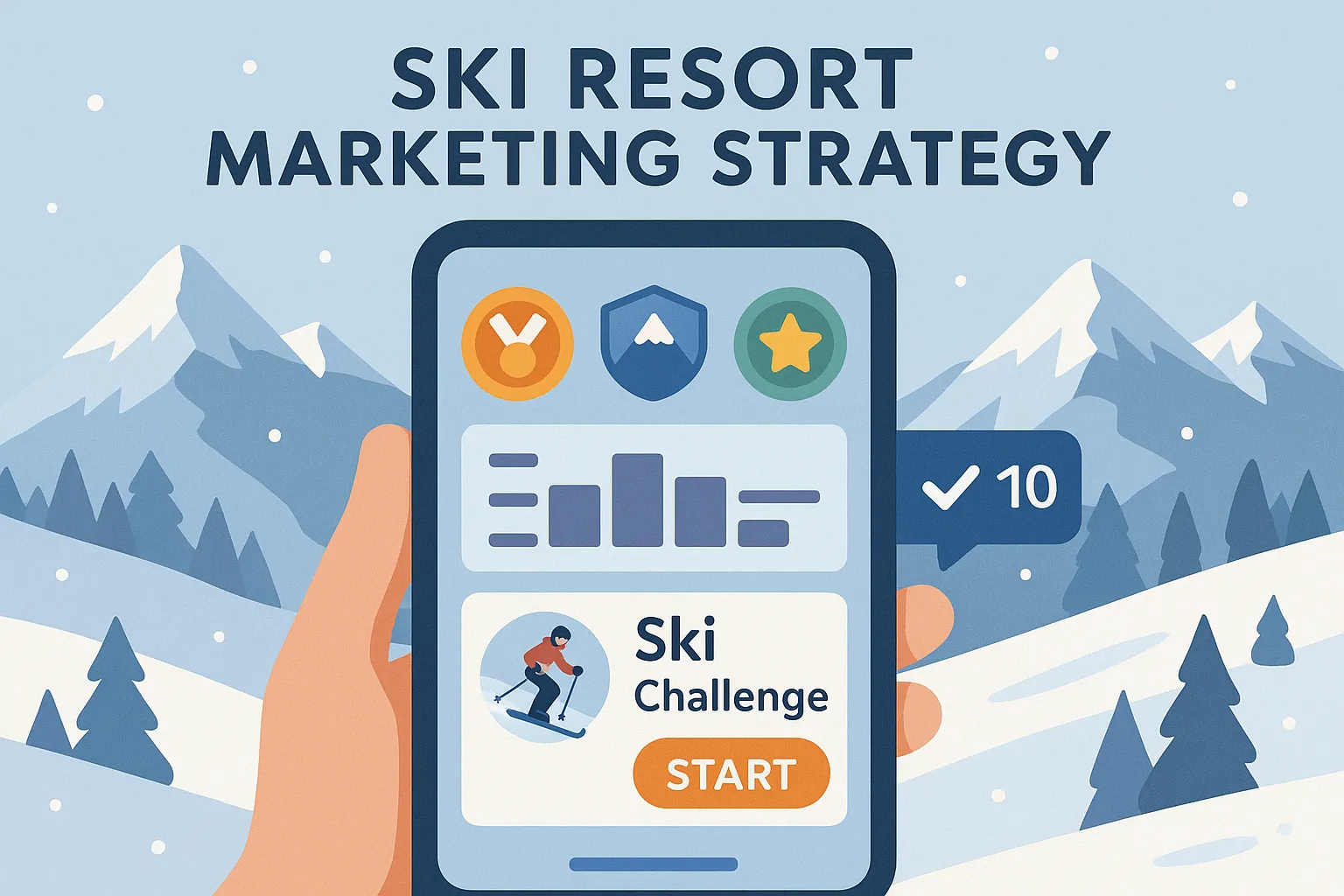 Gamified UGC campaign for ski resorts