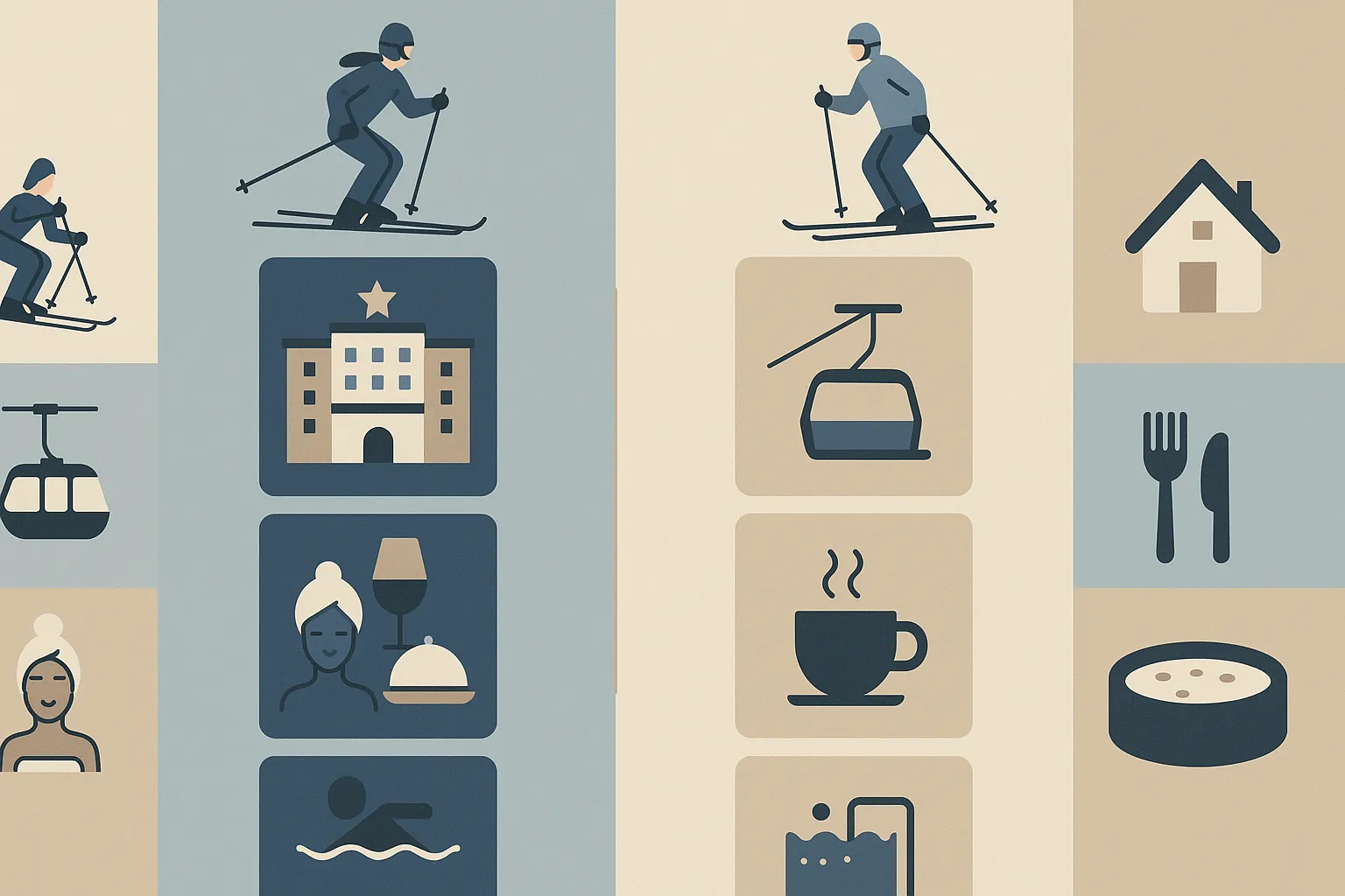Ski resort guest experience amenities comparison