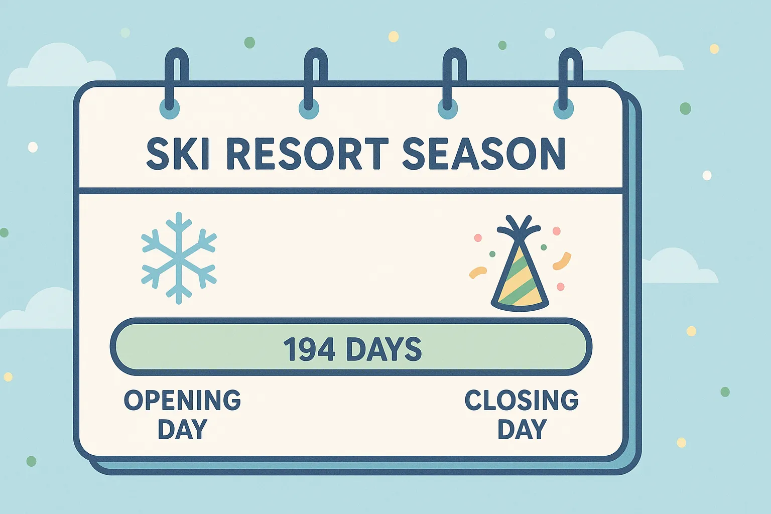 194-day ski season calendar Arapahoe Basin Colorado 2025-26 season length