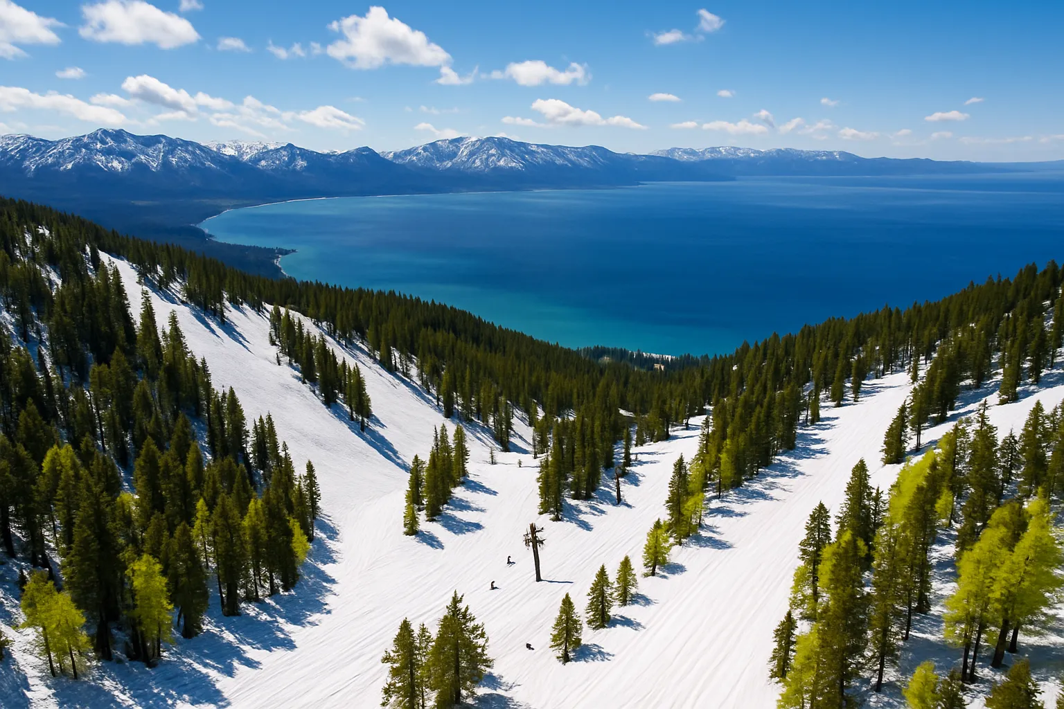 Heavenly Mountain Resort late season powder reopening Lake Tahoe