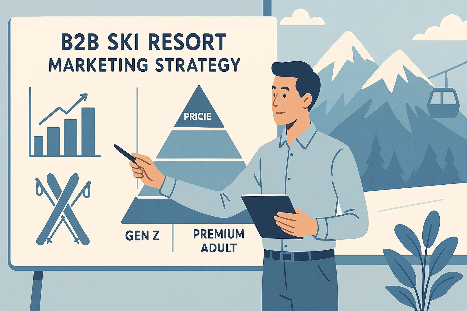 Ski resort pass pricing strategy bifurcated marketing age segmentation