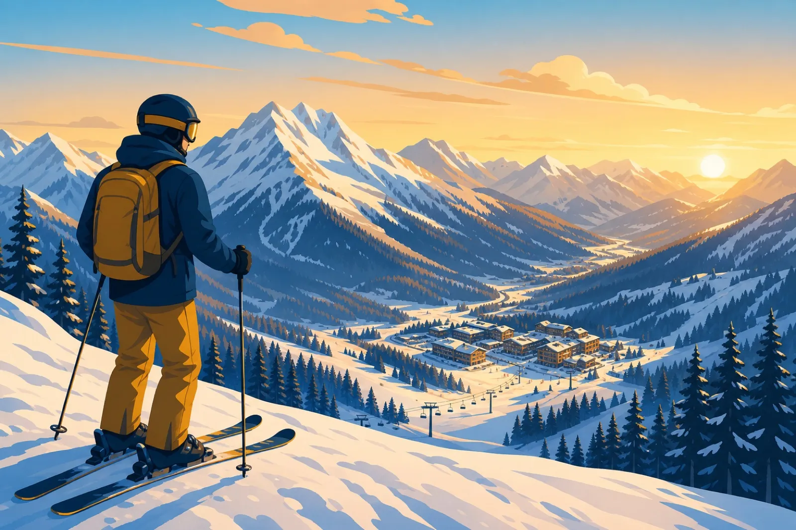 Skiers celebrating on mountain representing resort pass loyalty